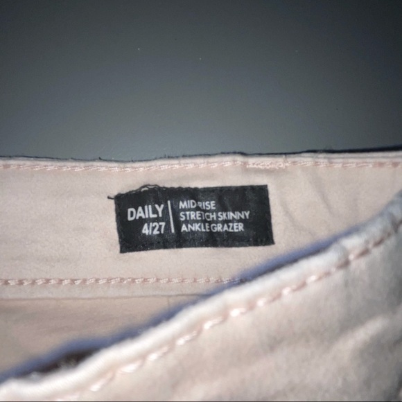 Buffalo by David Bitton Rose Pink Stretch Skinny Jeans – Size 4/27 - Picture 8 of 12